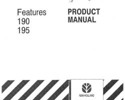 Operator's Manual for New Holland Spreaders model 190