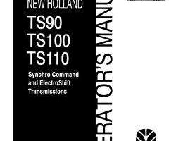 Operator's Manual for New Holland Tractors model TS110