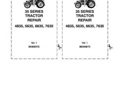 New Holland Tractors model 4835 Service Manual