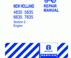 New Holland Tractors model 5635 Service Manual