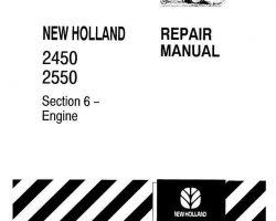 Service Manual for New Holland Windrower model 2450