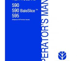 Operator's Manual for New Holland Balers model 590