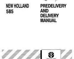 Operator's Manual for New Holland Balers model 585