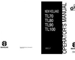 Operator's Manual for New Holland Tractors model TL80