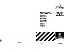 Service Manual for New Holland Windrower model HW300