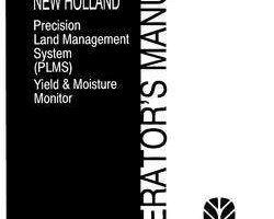 Operator's Manual for New Holland Combine model TR99