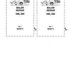 Service Manual for New Holland Balers model 590 595