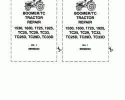 Service Manual for New Holland Tractors model 1925