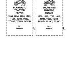 Shop Service Repair Manual for New Holland Tractors model TC33D