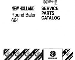 Parts Catalog for New Holland Balers model 664