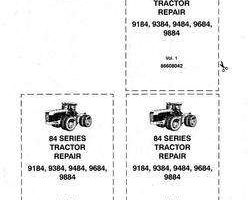 Service Manual for New Holland Tractors model 9384
