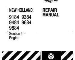 Service Manual for New Holland Tractor model 9384