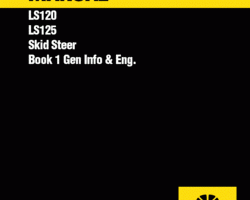 New Holland CE Skid steers / compact track loaders model LS120 Service Manual