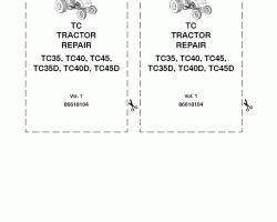 Service Manual for New Holland Tractors model TC35