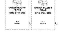 Service Manual for New Holland Tractors model GT20