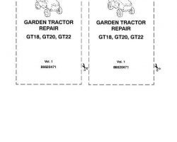 Service Manual for New Holland Tractors model GT18