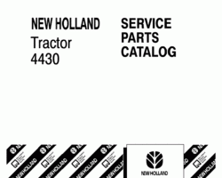 Parts Catalog for New Holland Tractors model 4430