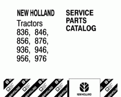 Parts Catalog for New Holland Tractors model 846