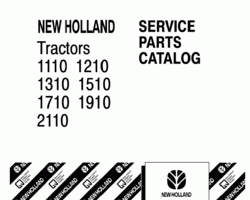 Parts Catalog for New Holland Tractors model 1210