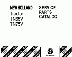 Parts Catalog for New Holland Tractors model TN75V