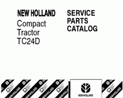 Parts Catalog for New Holland Tractors model TC24D