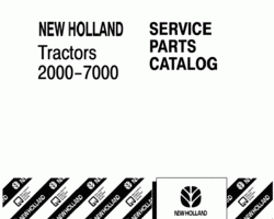 Parts Catalog for New Holland Tractors model 4000
