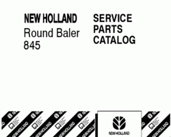 Parts Catalog for New Holland Balers model 845