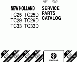 Parts Catalog for New Holland Tractors model TC29