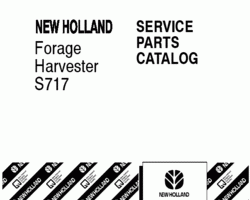 Parts Catalog for New Holland Harvesting equipment model S717