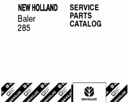 Parts Catalog for New Holland Balers model 285