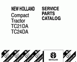 Parts Catalog for New Holland Tractors model TC24DA