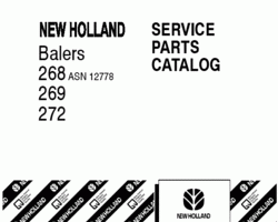 Parts Catalog for New Holland Balers model 272