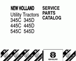 Parts Catalog for New Holland Tractors model 445D