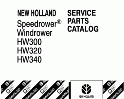 Parts Catalog for New Holland Windrower model HW320