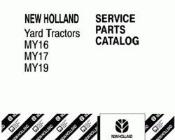Parts Catalog for New Holland Tractors model MY19