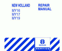 Service Manual for New Holland Tractors model MY19