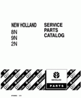 Parts Catalog for FORD Tractors model 8N