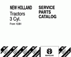 Parts Catalog for New Holland Tractors model 2610