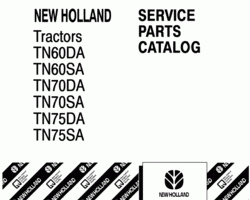 Parts Catalog for New Holland Tractors model TN60SA