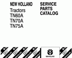 Parts Catalog for New Holland Tractors model TN75A