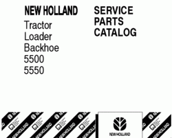 Parts Catalog for New Holland Tractors model 5550