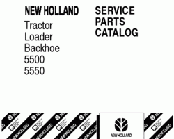 Parts Catalog for New Holland Tractors model 5500