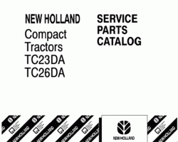 Parts Catalog for New Holland Tractors model TC26DA