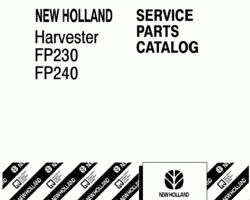 Parts Catalog for New Holland Harvesting equipment model FP240