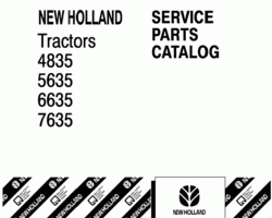 Parts Catalog for New Holland Tractors model 5635