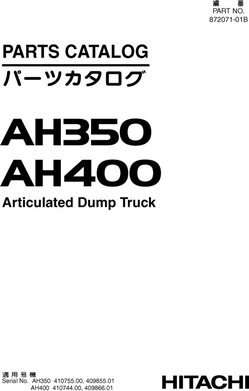 Parts Catalogs for Hitachi Ah Series model Ah400 Articulated Dump Trucks