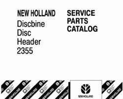 Parts Catalog for New Holland Combine model 2355