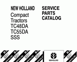 Parts Catalog for New Holland Tractors model TC55DA