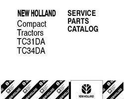 Parts Catalog for New Holland Tractors model TC34DA
