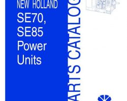 Parts Catalog for New Holland Engines model SE70